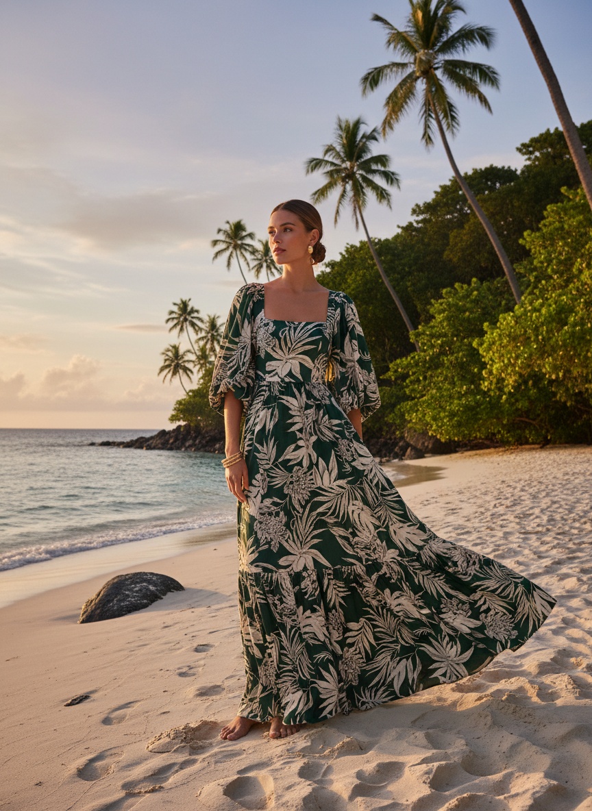 Robe Fenua Palm