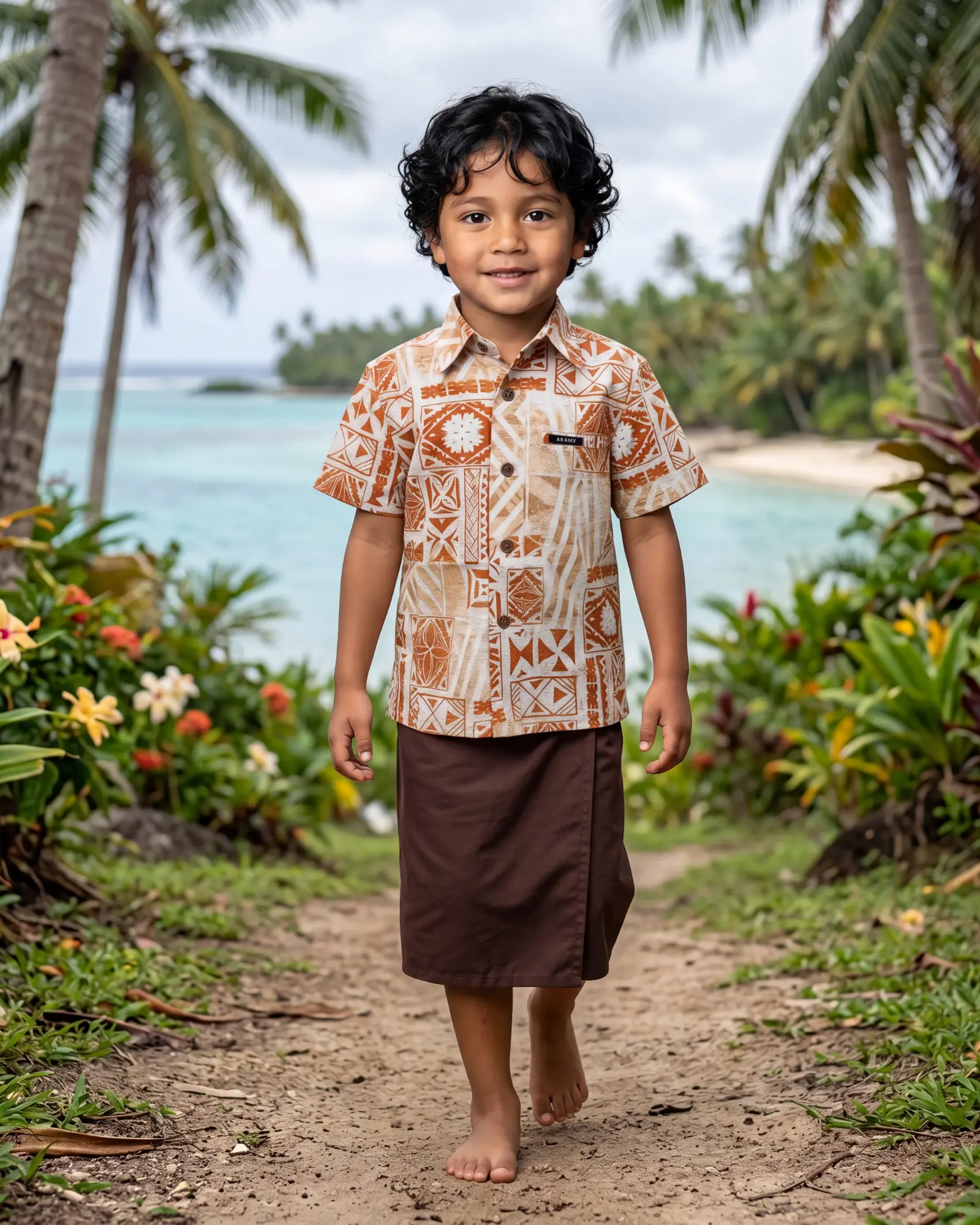 Chemise Akamu Garçon Kato