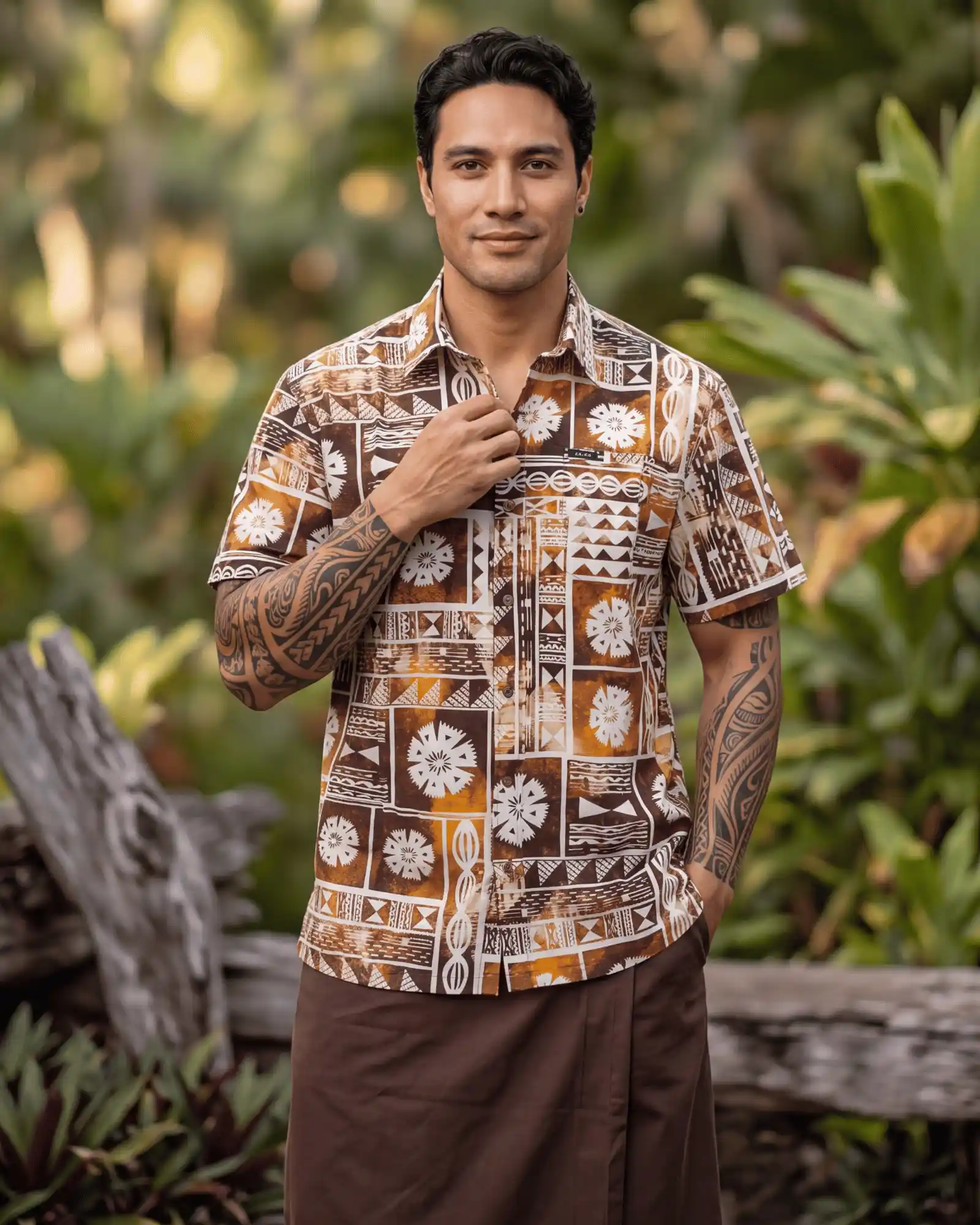 Chemise Akamu Hamo